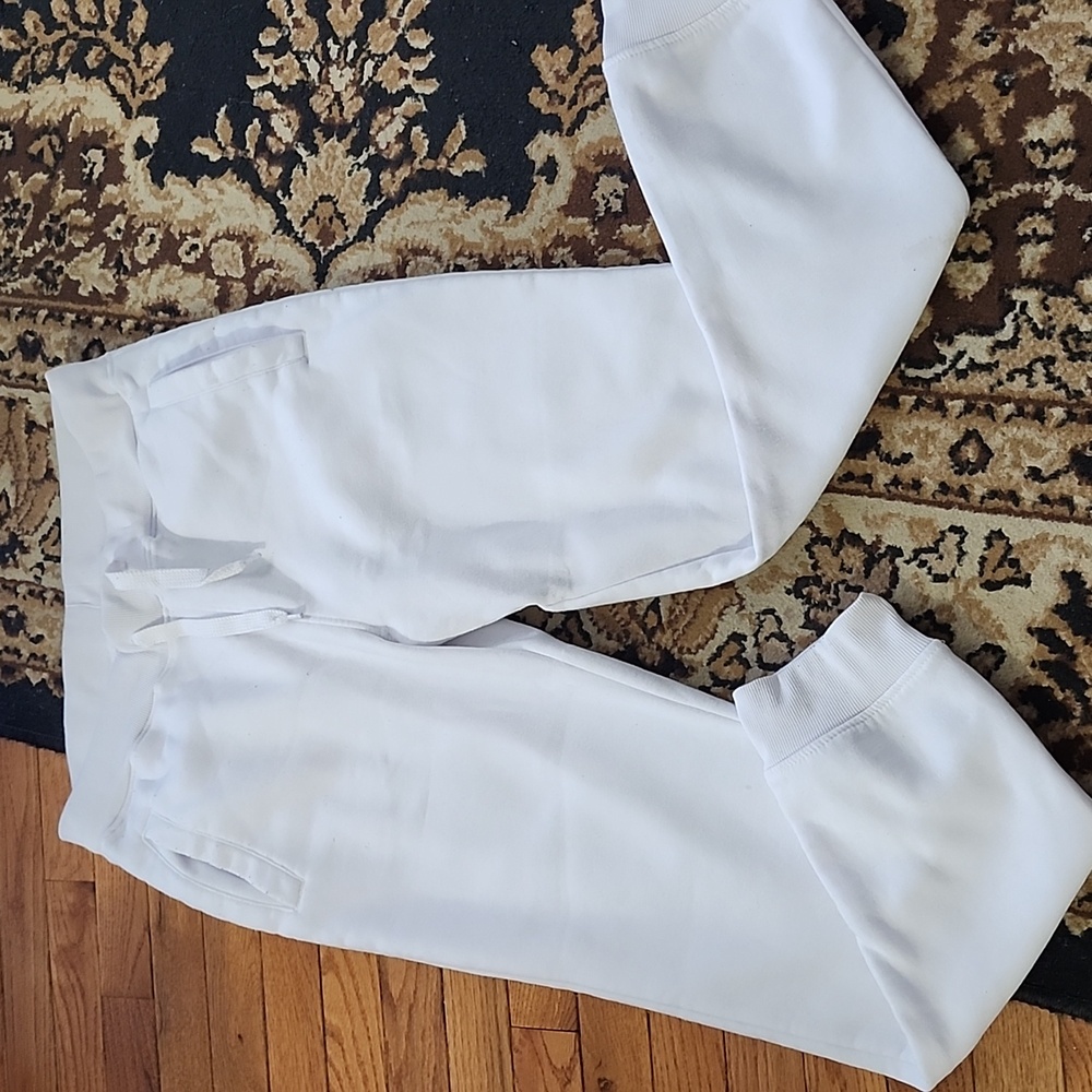 South Pole White Joggers;XL